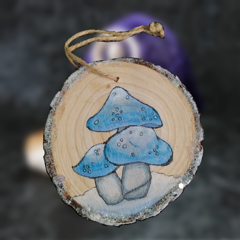 Colorful Mushroom Wall Art Ornament